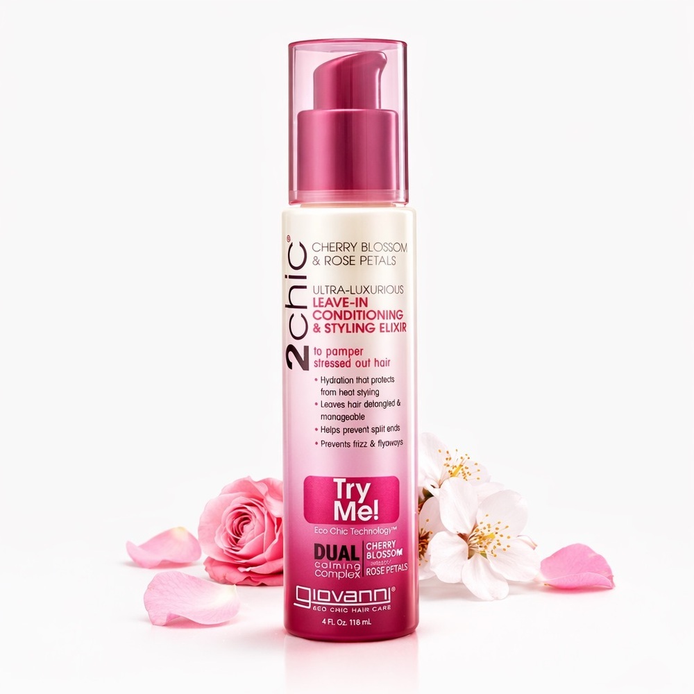 GIOVANNI 2chic Cherry Blossom Leave-In Conditioner - NEW